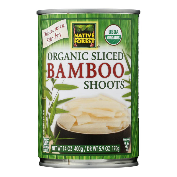 Native Forest Bamboo Shoots - Sliced - Case of 6 - 14 Ounce.