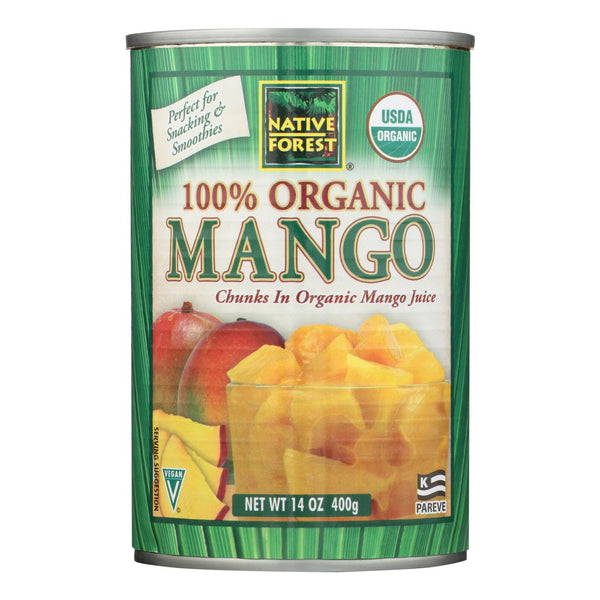 Native Forest Juice - Mango Chunks - Case of 6 - 14 Ounce.