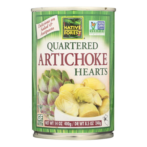 Native Forest Quartered Artichoke Hearts - Case of 6 - 14 Ounce.