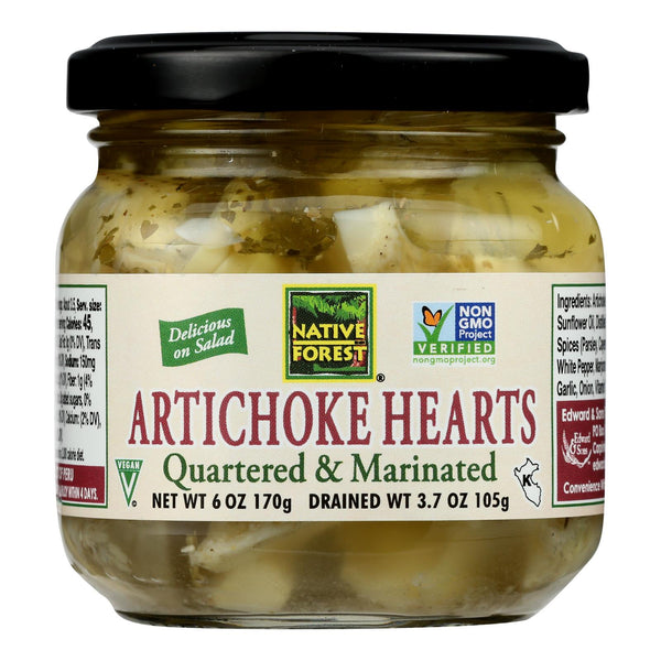 Native Forest Marinated Hearts - Artichoke - Case of 6 - 6 Ounce.