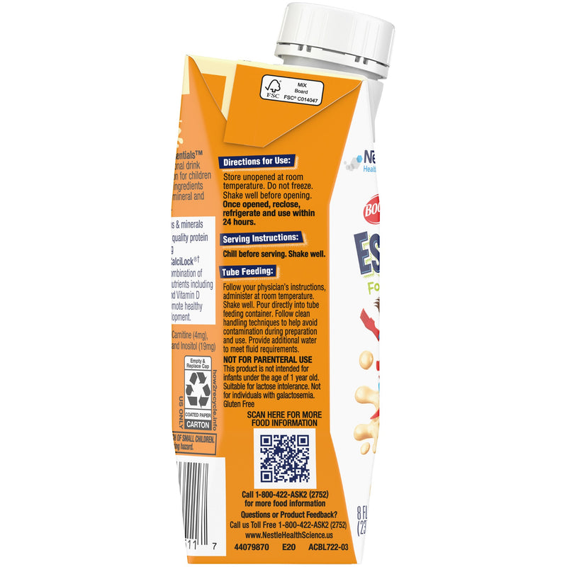 Boost® Kid Essentials™ Vanilla Vortex Carton 8.01 Fluid Ounce - 24 Per Case.