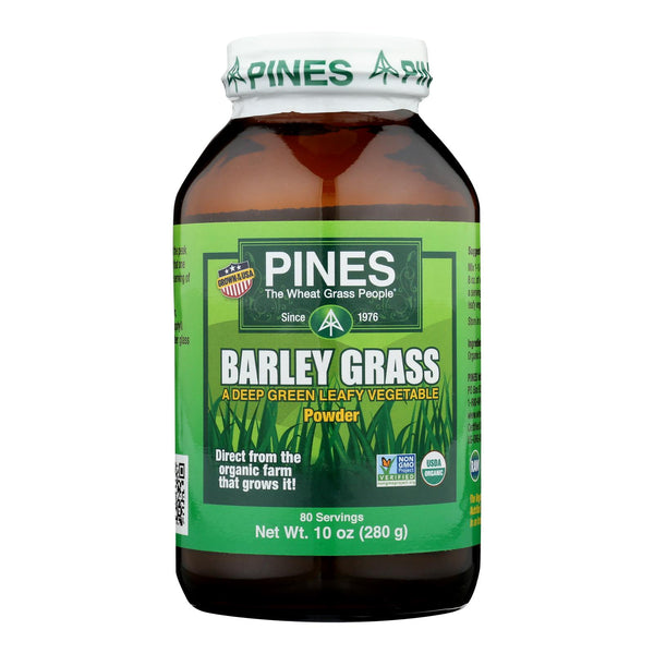 Pines International Barley Grass Powder - 10 Ounce