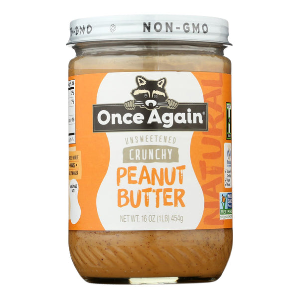 Once Again - Peanut Butter Crunchy Salt - Case of 6-16 Ounce