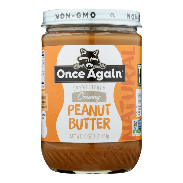 Once Again - Peanut Butter Creamy Unswt Salt - Case of 6-16 Ounce