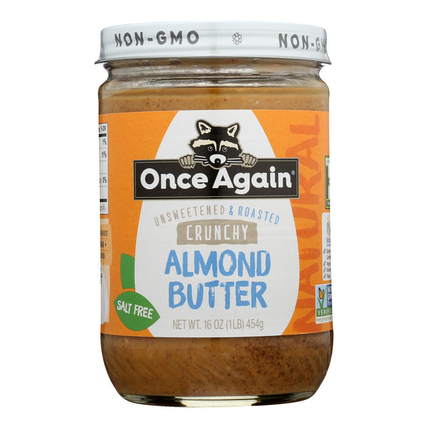 Once Again - Almond Butter Crunch Ns - Case of 6-16 Ounce