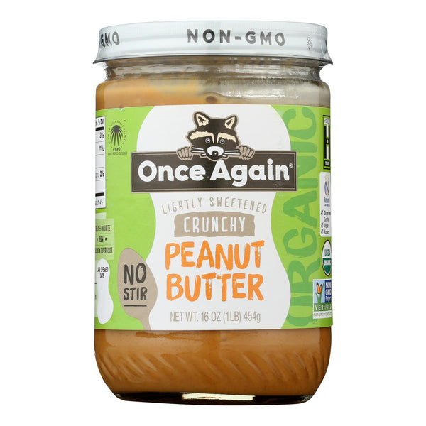 Once Again - Peanut Butter Crunch - Case of 6-16 Ounce