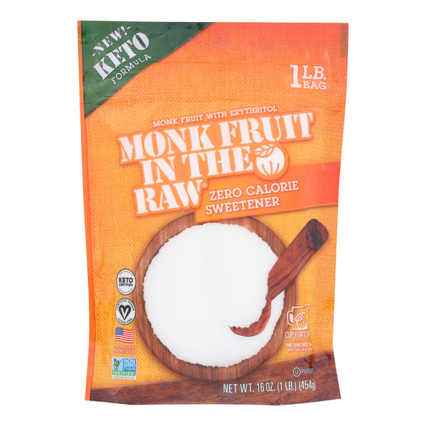 In The Raw - Monk Fruit In Rw W/erythrtl - Case of 8-16 Ounce