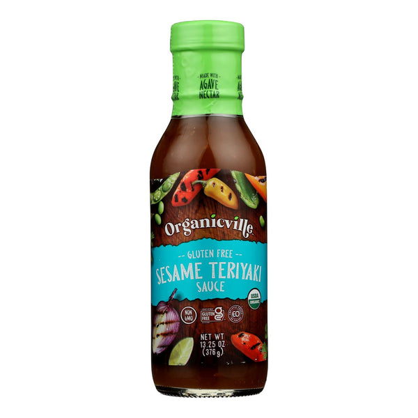 Organicville - Sauce Ses Teriyaki Gluten Free - Case of 6-13.25 Ounce