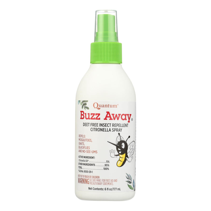 Quantum Research Buzz Away Insect Repellent Citronella Spray - 6 Ounce