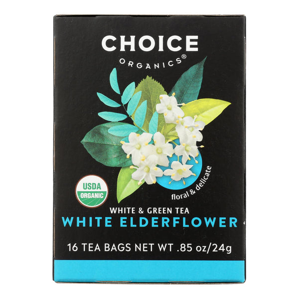 Choice Organic Teas - Tea Wht Elderflower - Case of 6-16 BAG