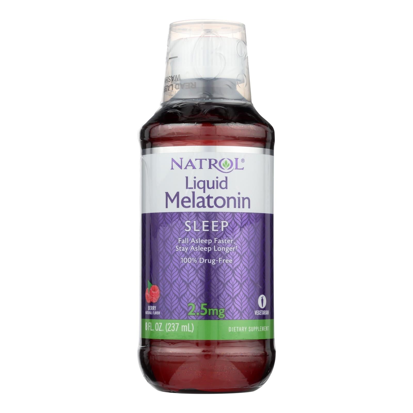 Natrol - Melatonin Liquid 2.5mg - 8 Fluid Ounce