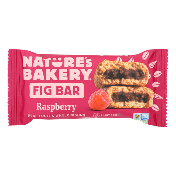 Nature's Bakery Stone Ground Whole Wheat Fig Bar - Raspberry - 2 Ounce - Case of 12