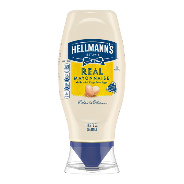 Hellmann's, Real Mayonnaise - Case of 12 - 11.5 Fluid Ounce