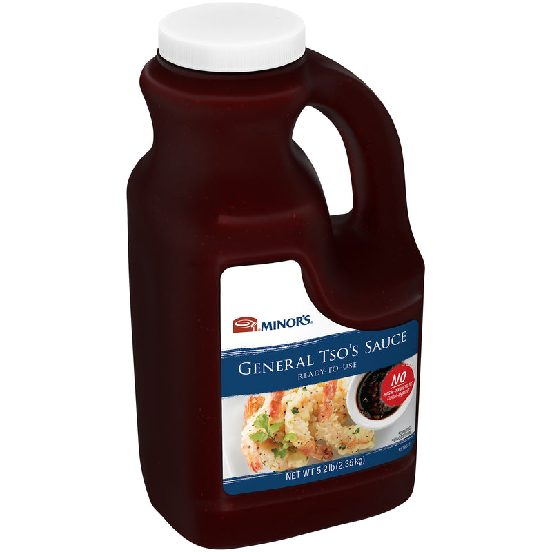 Minor's General Tso's Ready-To-Use Sauce 0.5 Gallon - 4 Per Case.