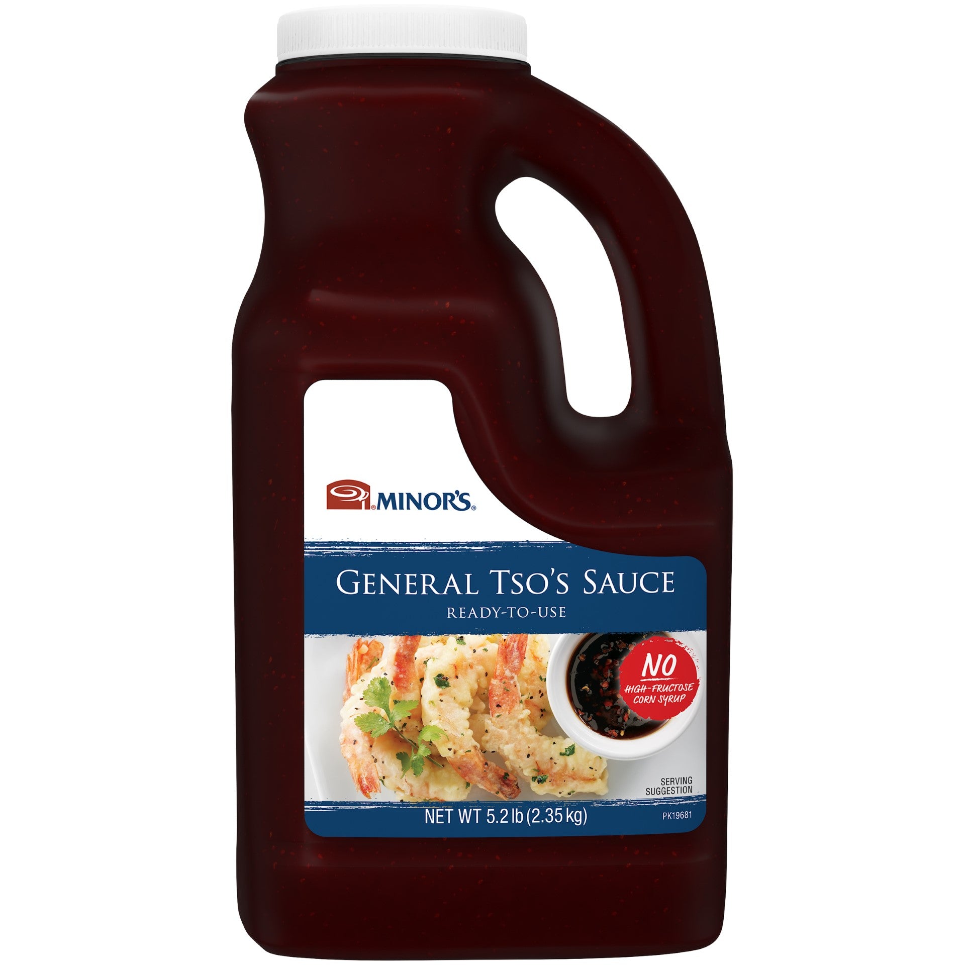Minor's General Tso's Ready-To-Use Sauce 0.5 Gallon - 4 Per Case.