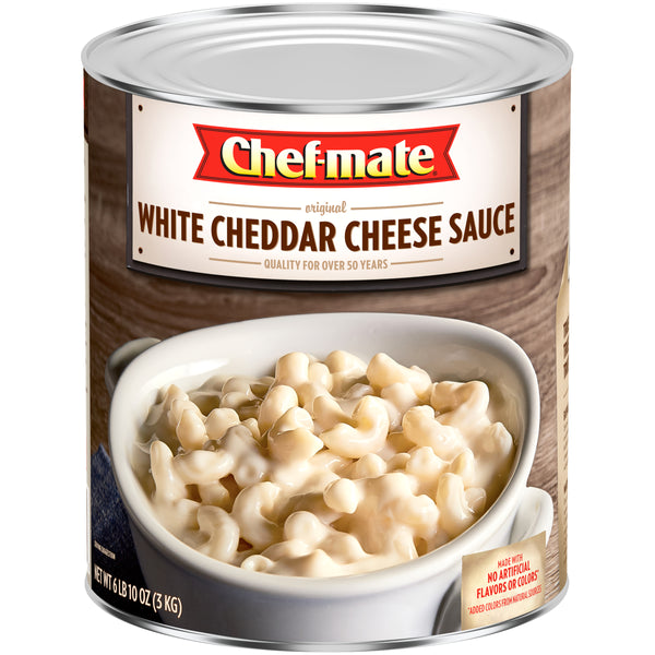 Chef Mate White Cheddar Cheese Sauce 106 Ounce Size - 6 Per Case.