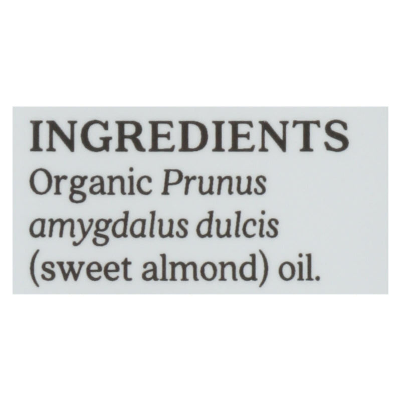 Aura Cacia - Organic Aromatherapy Sweet Almond Oil - 4 fl Ounce