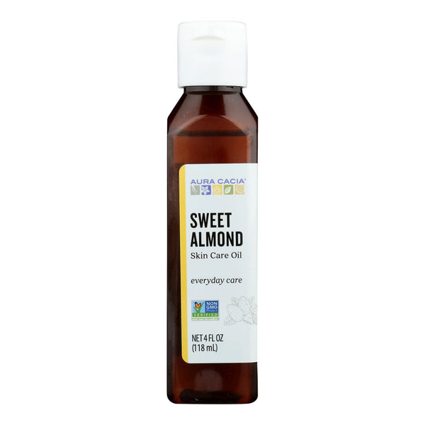 Aura Cacia - Sweet Almond Natural Skin Care Oil - 4 fl Ounce