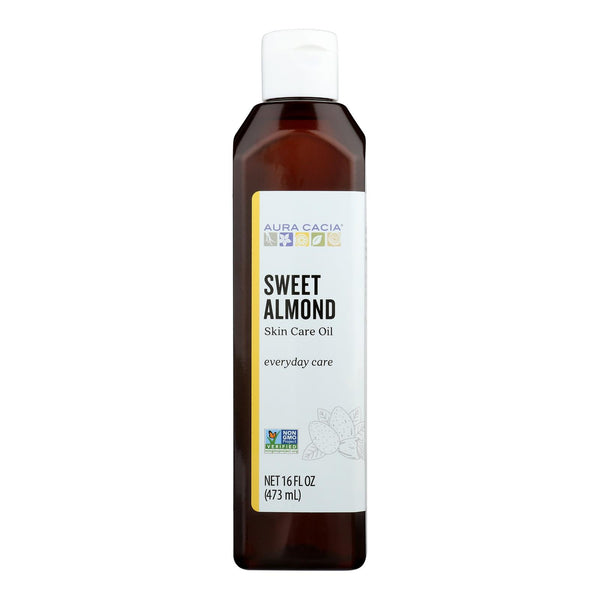 Aura Cacia - Natural Skin Care Oil Sweet Almond - 16 fl Ounce