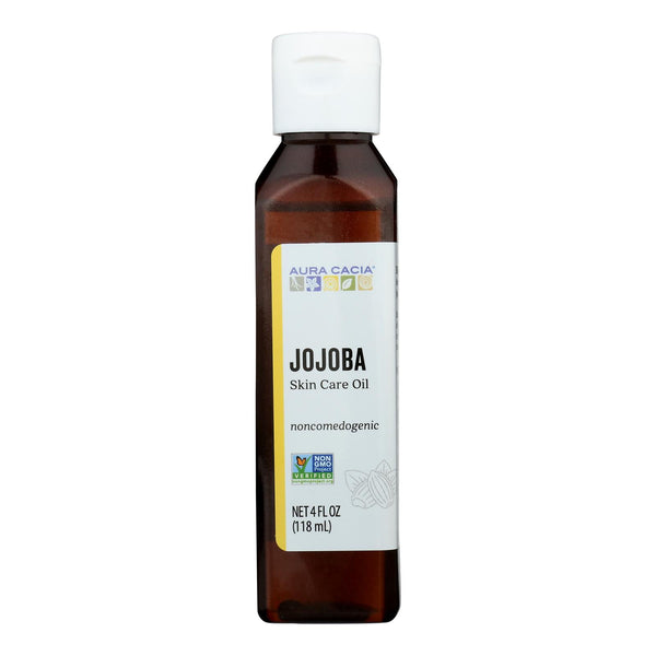 Aura Cacia - Jojoba Natural Skin Care Oil - 4 fl Ounce
