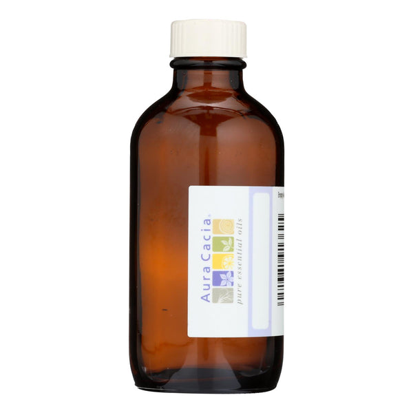 Aura Cacia - Bottle - Glass - Amber with Writable Label - 4 Ounce