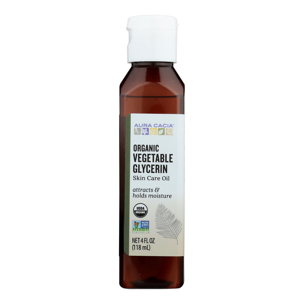 Aura Cacia - Skin Care Oil - Organic Vegetable Glycerin Oil - 4 fl Ounce