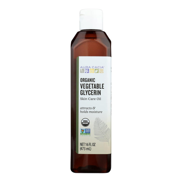 Aura Cacia - Skin Care Oil - Organic Vegetable Glycerin Oil - 16 fl Ounce