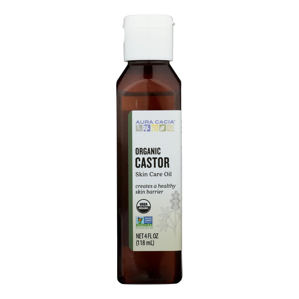 Aura Cacia - Skin Care Oil - Organic Castor Oil - 4 fl Ounce