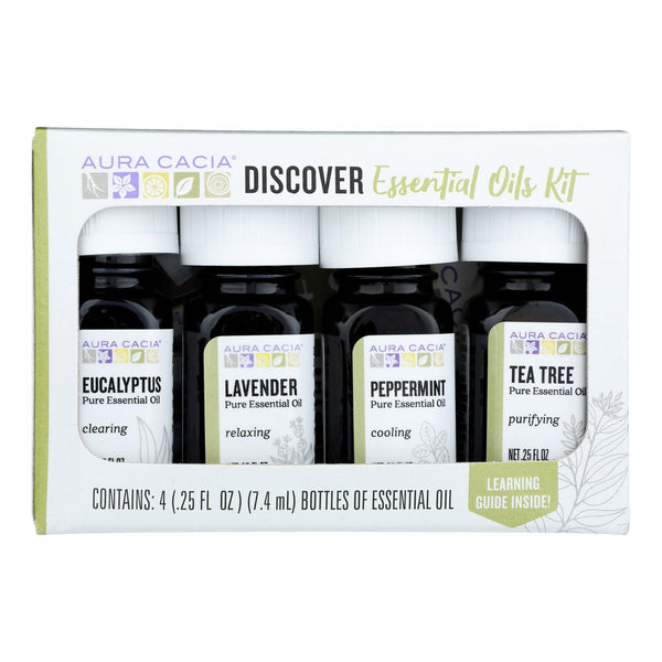 Aura Cacia - Essential Oil - Discovery Kit - 0.25 FL Ounce.