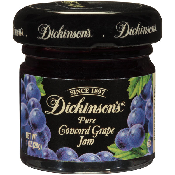 Dickinson Grape Jam 1 Ounce Size - 4.501 Pound Per Case.