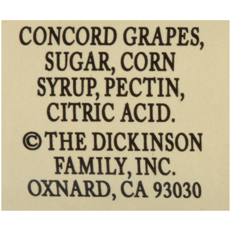 Dickinson Grape Jam 1 Ounce Size - 4.501 Pound Per Case.