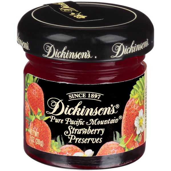 Dickinson Strawberry Preserves 1 Ounce Size - 4.5 Pound Per Case.