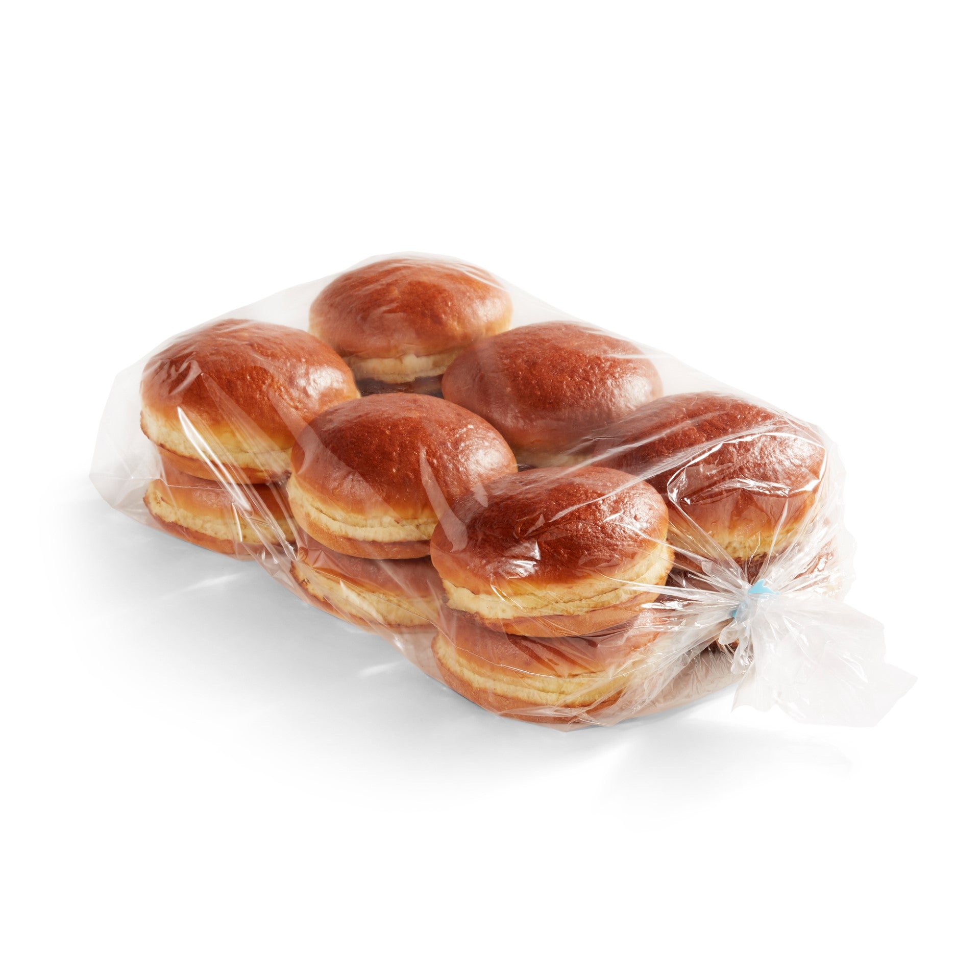 Klosterman 5" Potato Bun With Shine 72 Count Packs - 1 Per Case.