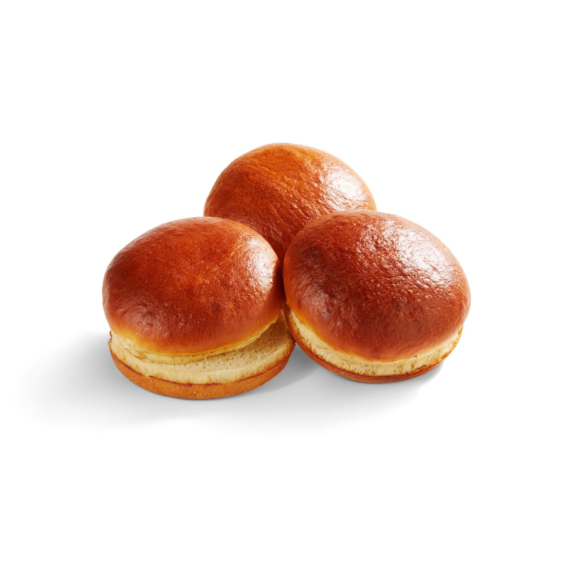 Klosterman 5" Potato Bun With Shine 72 Count Packs - 1 Per Case.