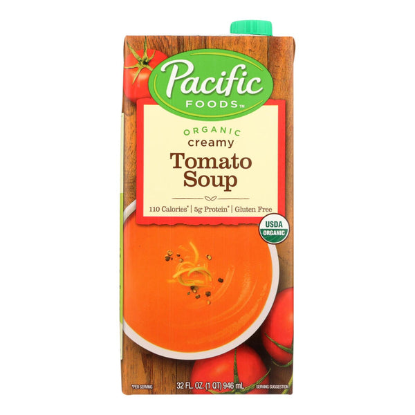 Pacific Natural Foods Tomato Soup - Creamy - Case of 12 - 32 Fl Ounce.