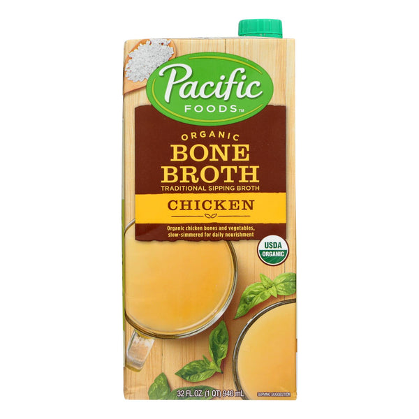Pacific Natural Foods - Broth Bone Chicken - Case of 12 - 32 Ounce