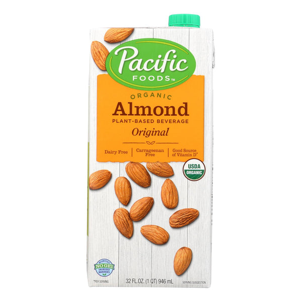 Pacific Natural Foods Almond - Non Dairy - Case of 12 - 32 Fl Ounce.