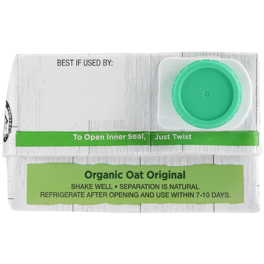 Pacific Foods Organic Oat Vanilla Plant Based beverage, 32 Fluid Ounce - 12 Per Case.