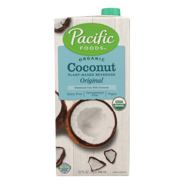 Pacific Natural Foods Coconut Original - Non Dairy - Case of 12 - 32 Fl Ounce.