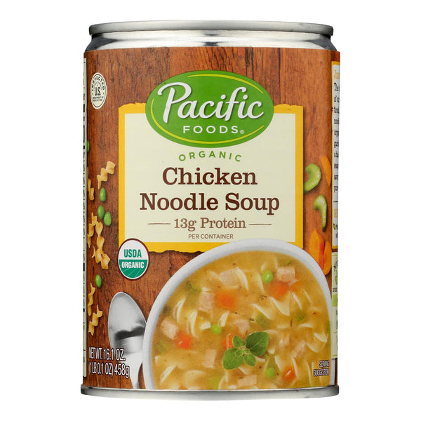 Pacific Foods - Soup Chicken Noodle - Case of 12-16.1 Ounce