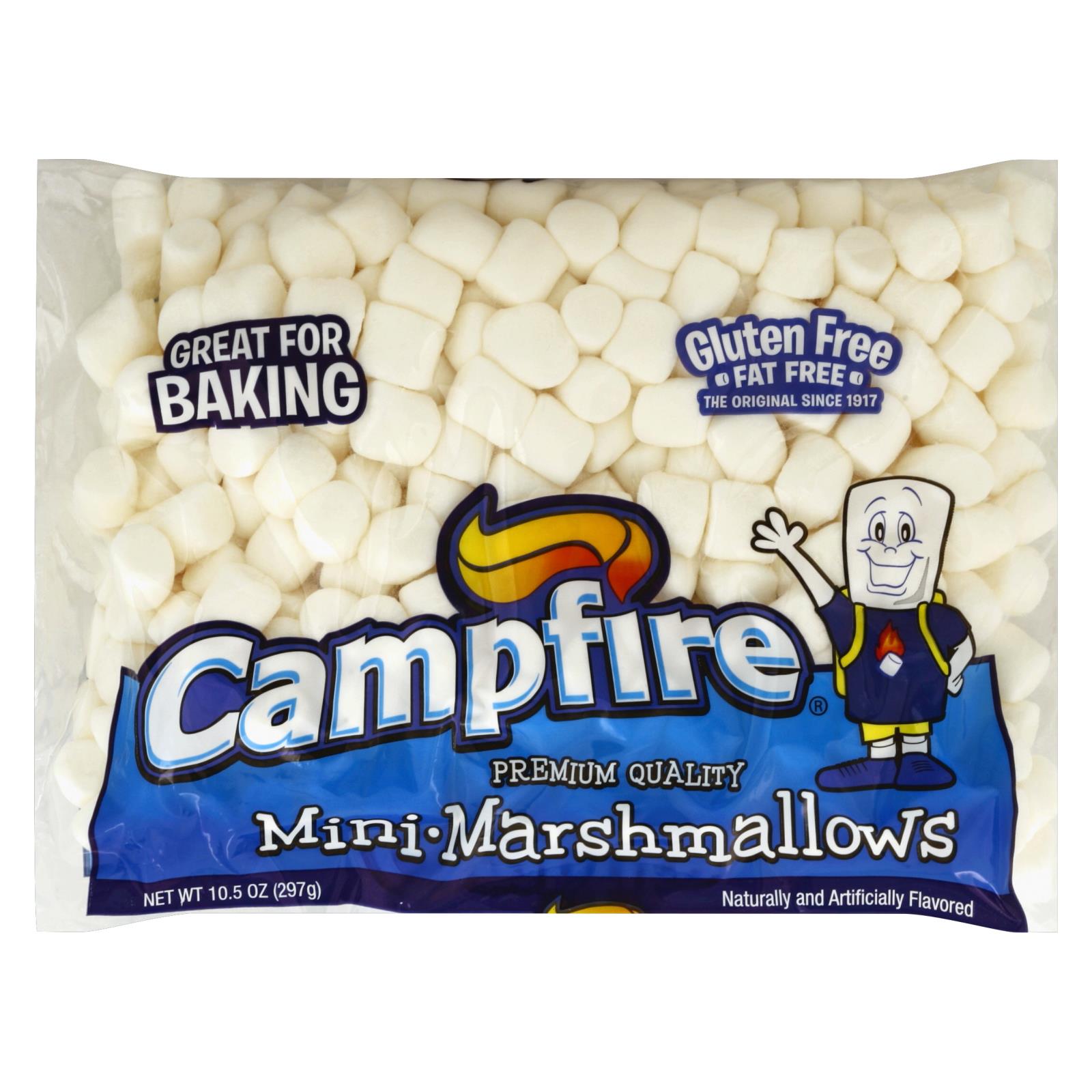Campfire Mini Marshmallows - Case of 24 - 10.5 Ounce