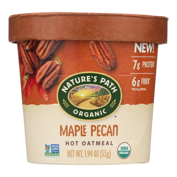 Nature's Path Organic Oatmeal - Maple Pecan - Case of 12 - 1.94 Ounce