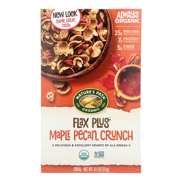 Nature's Path Maple Pecan Crunch - Flax Plus - Case of 12 - 11.5 Ounce.