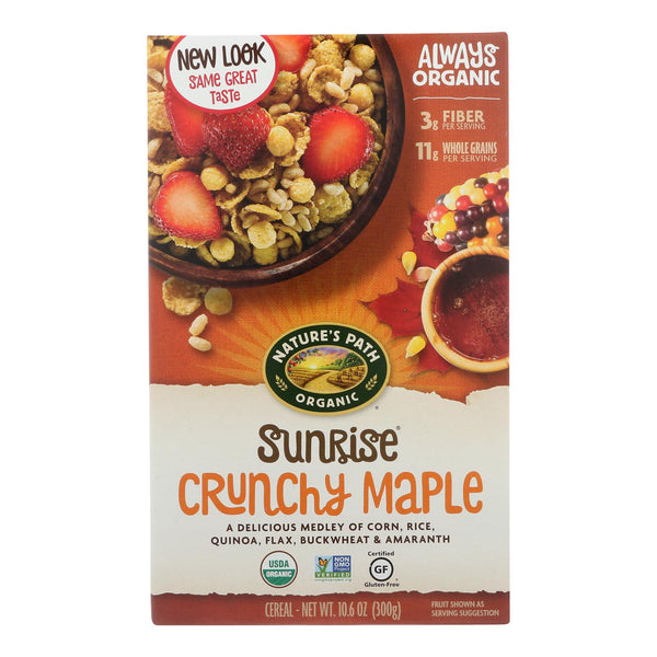 Nature's Path Crunchy Maple - Sunrise - Case of 12 - 10.6 Ounce.