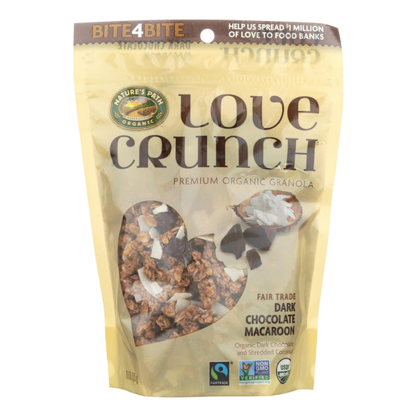 Nature's Path Love Crunch - Dark Chocolate Macaroon - Case of 6 - 11.5 Ounce.