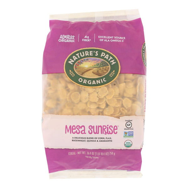 Nature's Path Organic Mesa Sunrise Flakes Cereal - Case of 6 - 26.4 Ounce.