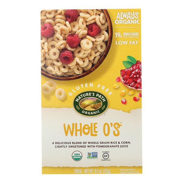 Nature's Path Organic Whole O's Cereal - Case of 12 - 11.5 Ounce.
