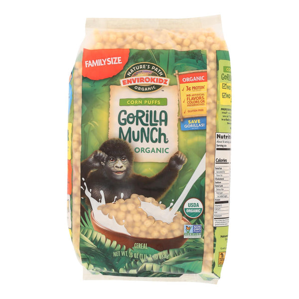 Envirokidz - Corn Puff - Gorilla Munch - Case of 6 - 23 Ounce.