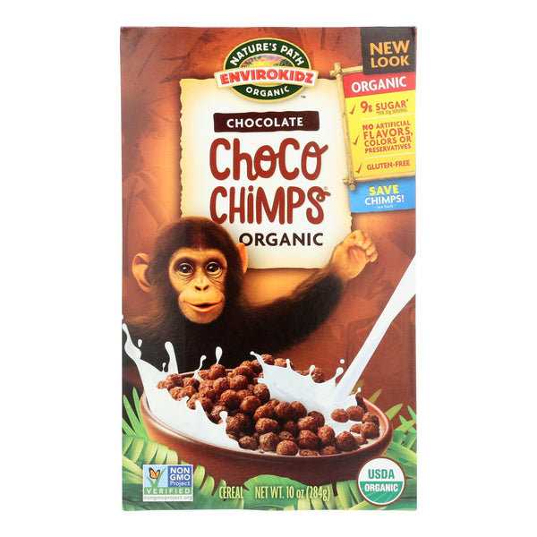Envirokidz - Organic Cereal - Choco Chimps - Case of 12 - 10 Ounce.