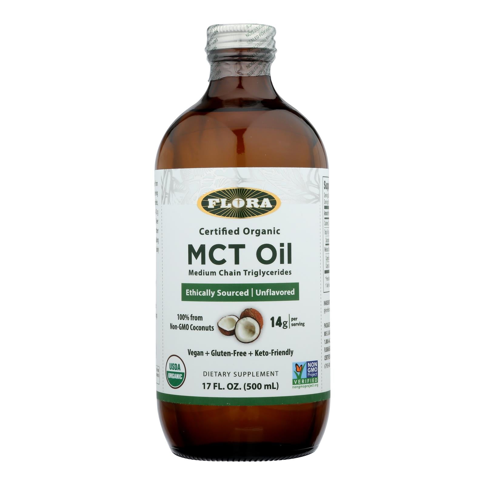 Flora - Mct Oil - 1 Each-17 Fluid Ounce